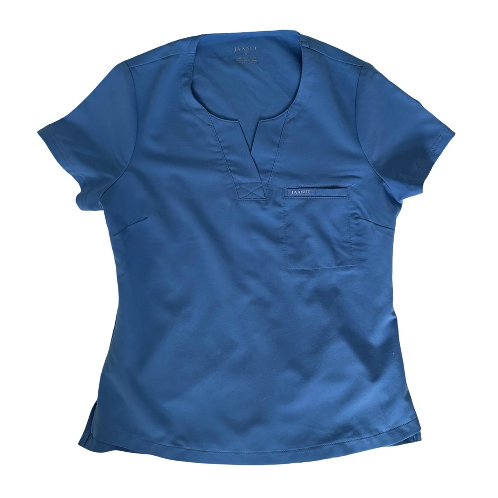Jaanuu Scrub Top Small Ceil Blue